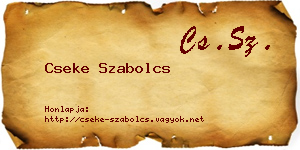 Cseke Szabolcs névjegykártya